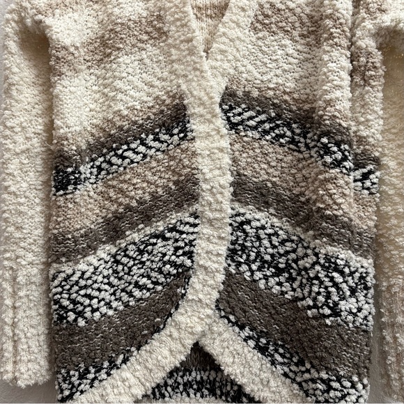 Hollister Cozy Soft Cardigan Sweater Cream Brown Neutral Western small - Picture 11 of 11